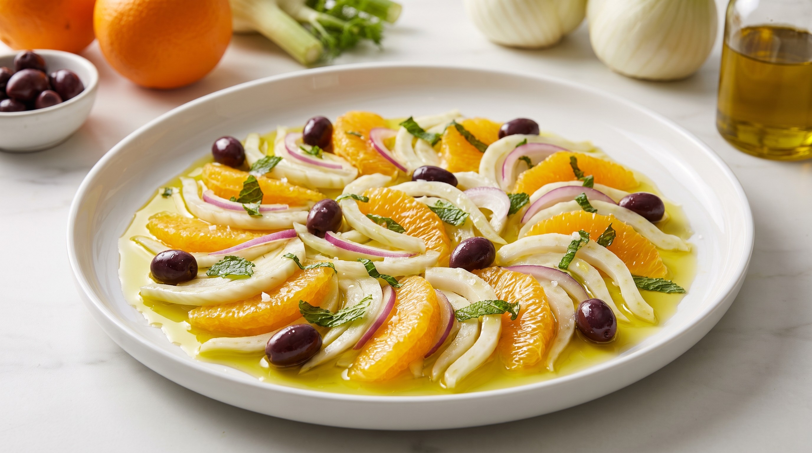 Insalata di Finocchi e Arance (Sicilian Fennel and Orange Salad) - Low Glycemic Recipe