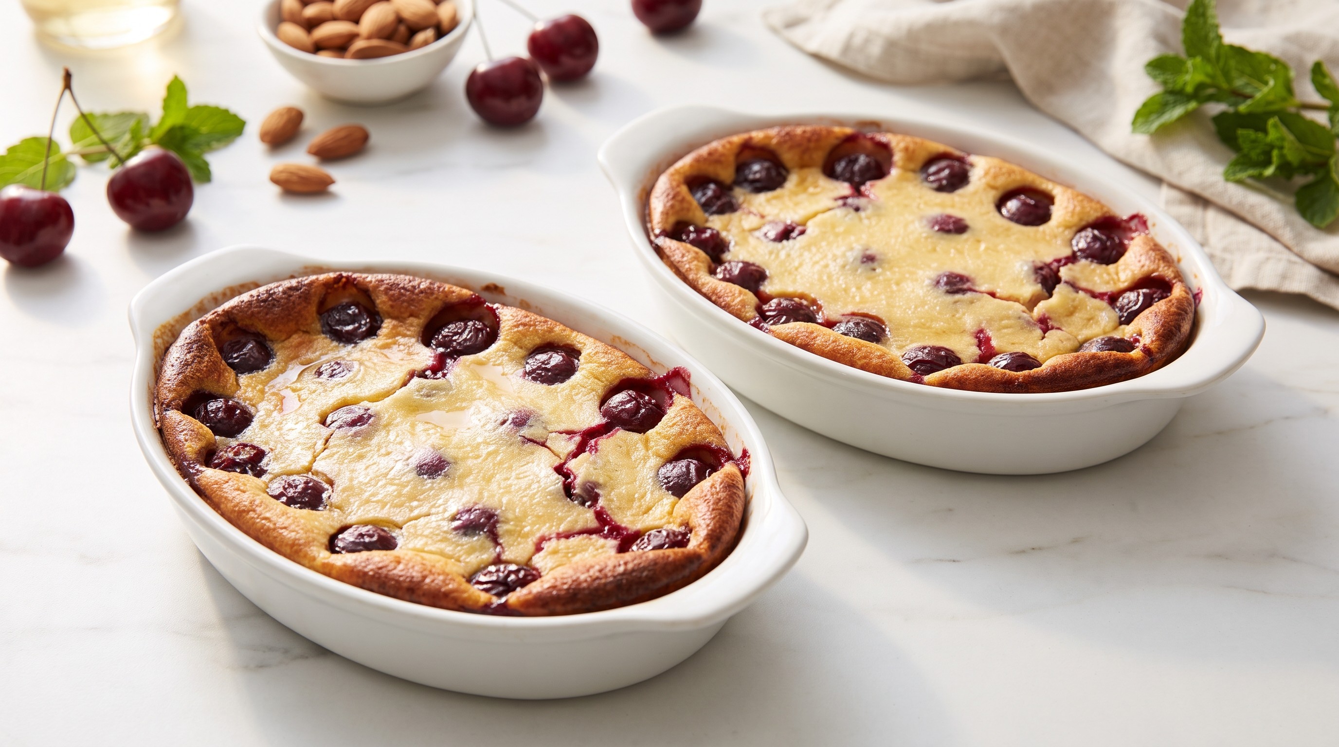 Low-GI Clafoutis aux Cerises - Low Glycemic Recipe