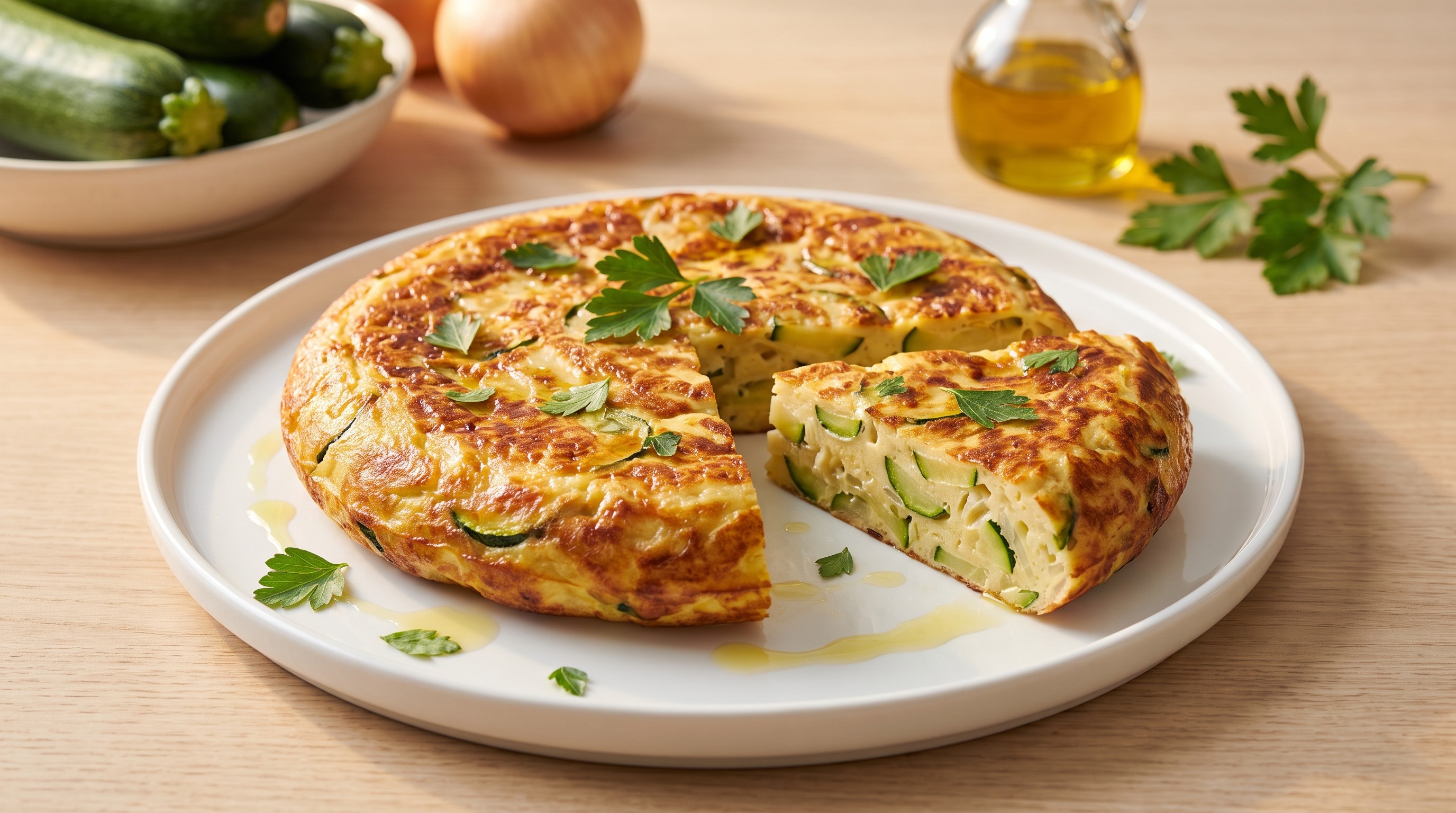 Tortilla de Calabacín (Španělská cuketová tortilla) – Nízkoglykemický recept